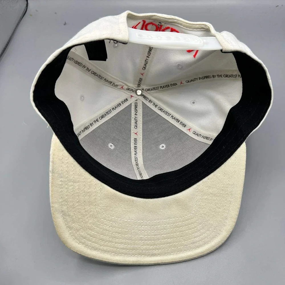 Air Jordan Pro‎ Hat Men White Embroidered Logo Jumpman Nike Snap Back Cap
